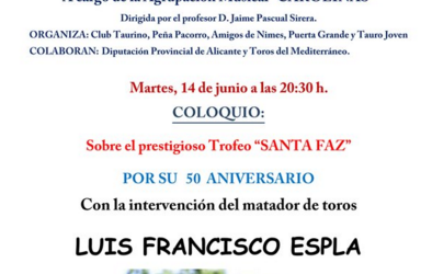 El club taurino de Alicante presenta su programación cultural