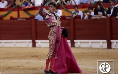 Manuel Escribano dos orejas y fuerte cornada