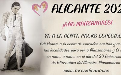 A la venta los packs de dos corridas para la feria de Alicante