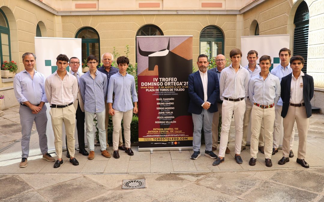 Presentado oficialmente el cartel de la Final del IV Trofeo Domingo Ortega, que se celebrará el 15 de agosto en Toledo