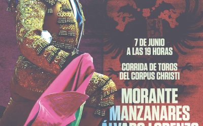 Morante, Manzanares y Álvaro Lorenzo, terna para un Corpus de Toledo que se celebrará este año el domingo 7 de junio